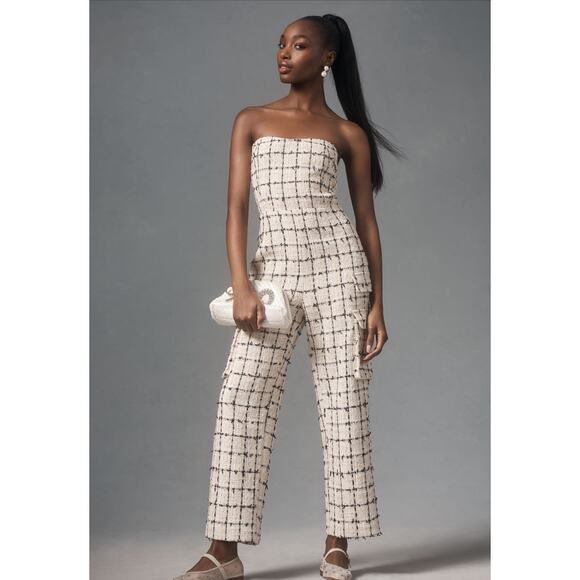 Tweed jumpsuit - Picture 1 of 5
